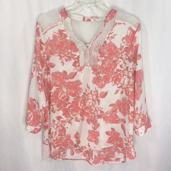 Q&A Mix Media Top Size Large - Picture 6 of 8